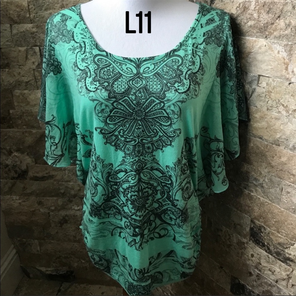 Super Cute Butterfly Wing Sleeve Top